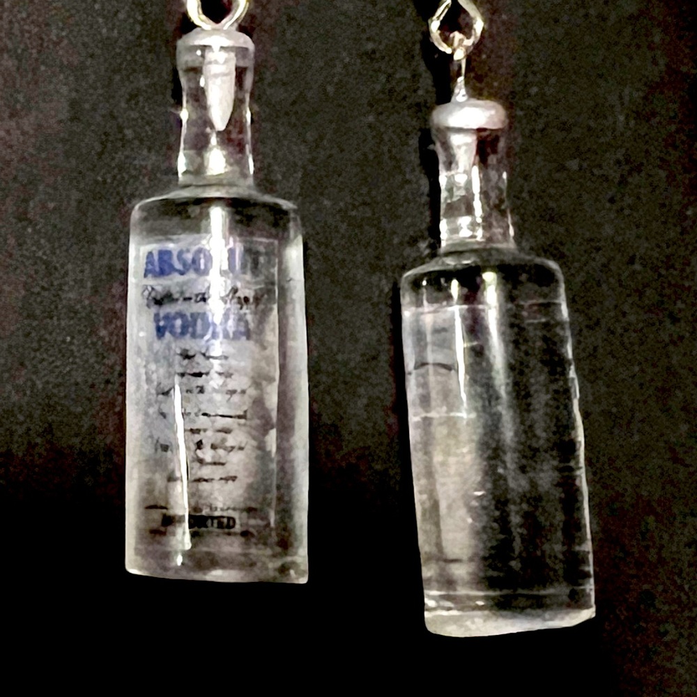 Absolut Vodka earrings